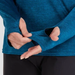 NRS Women's Silkweight Long-Sleeve Shirt -WCK WaterSports Gear 10115 05 Poseidon Model Detail 090221 1000x1000 42045.1657651186