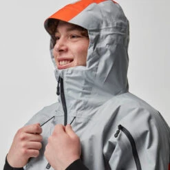 NRS Men's Riptide Splash Jacket (2025) -WCK WaterSports Gear 20030 04 Quarry Model Hood 120224 2000x2000 01224.1743716108