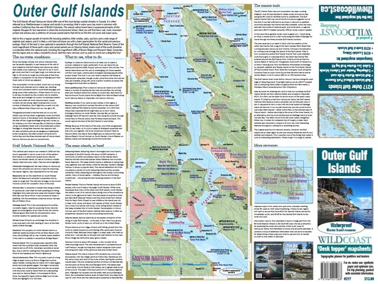 Deck Topper Mapsheet - Outer Gulf Islands 4 Deck Topper Mapsheet - Outer Gulf Islands - Image 2