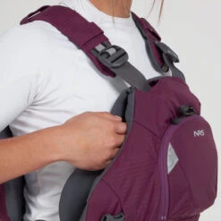 NRS Ninja PFD 15 NRS Ninja PFD -WCK WaterSports Gear 40013 05 Plum Model HandWarmer 042324 2000x2000 22890.1738261546