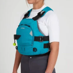 NRS Ninja Pro PFD -WCK WaterSports Gear 40141 01 Aqua Model Left 052224 2000x2000 03002.1734742631