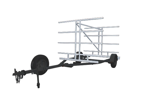 8 Place Trailer Bars With Padding 3 8 Place Trailer Bars With Padding