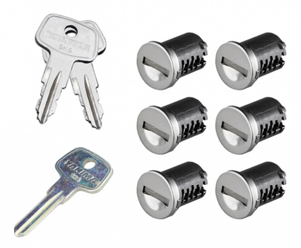 Yakima SKS Lock Cores (Set Of 6) 3 Yakima SKS Lock Cores (Set Of 6)