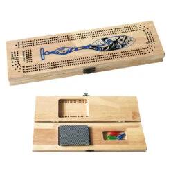 3 Track Cribbage Board - Whale Paddle