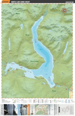 Murtle Lake - Wells Gray Provincial Park Map -WCK WaterSports Gear murtle lake bc map preview 84447.1634230909